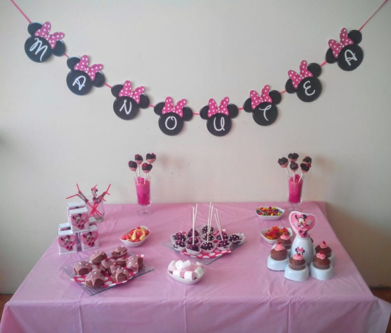 sweet table minnie mouse